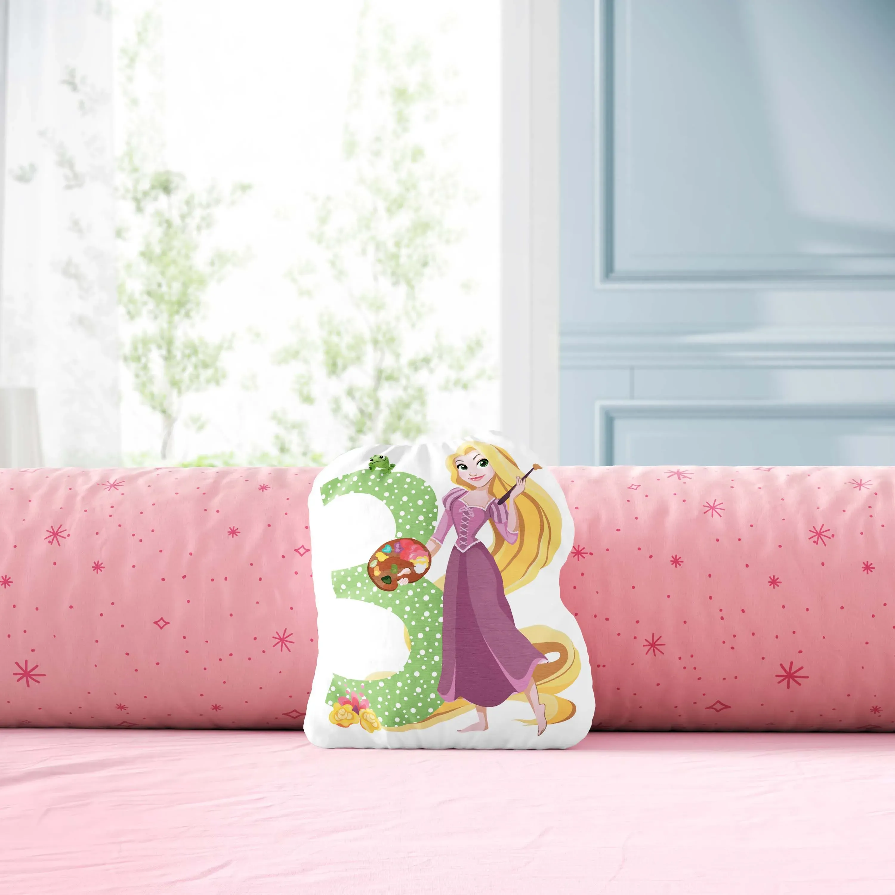 Almofada Mesversário 03 meses Princesas Disney