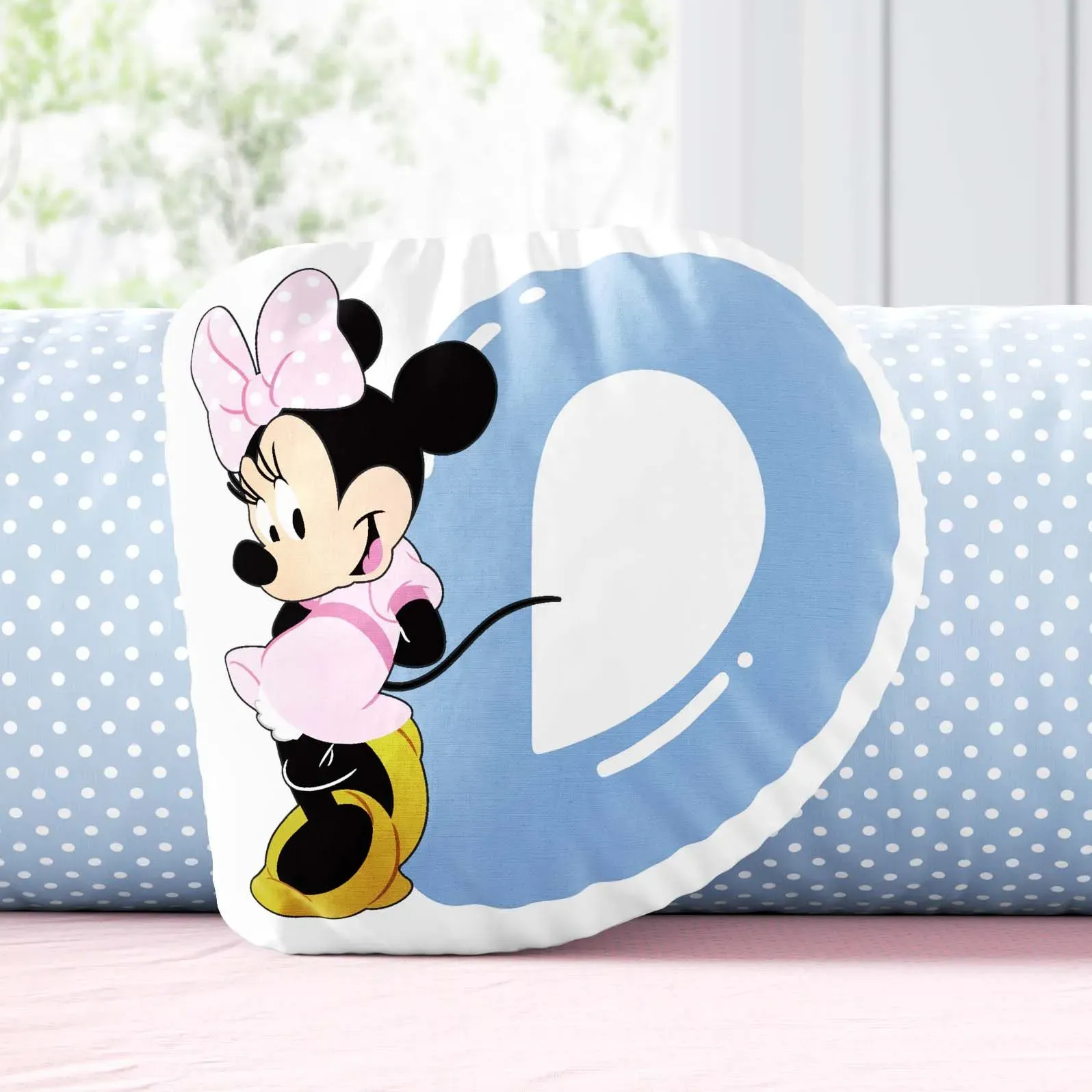Almofadas Minnie Alfabeto D