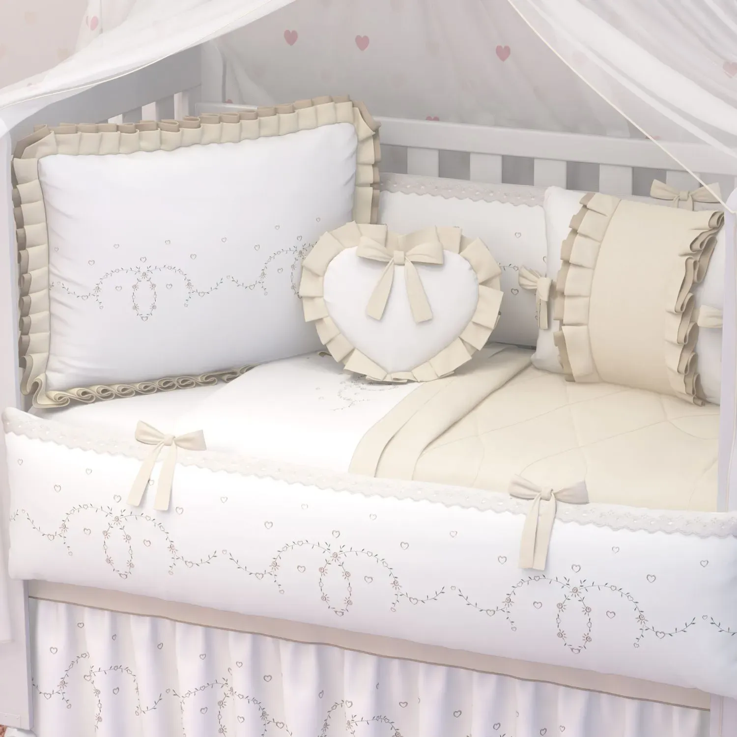 Kit Berço Alice Bege