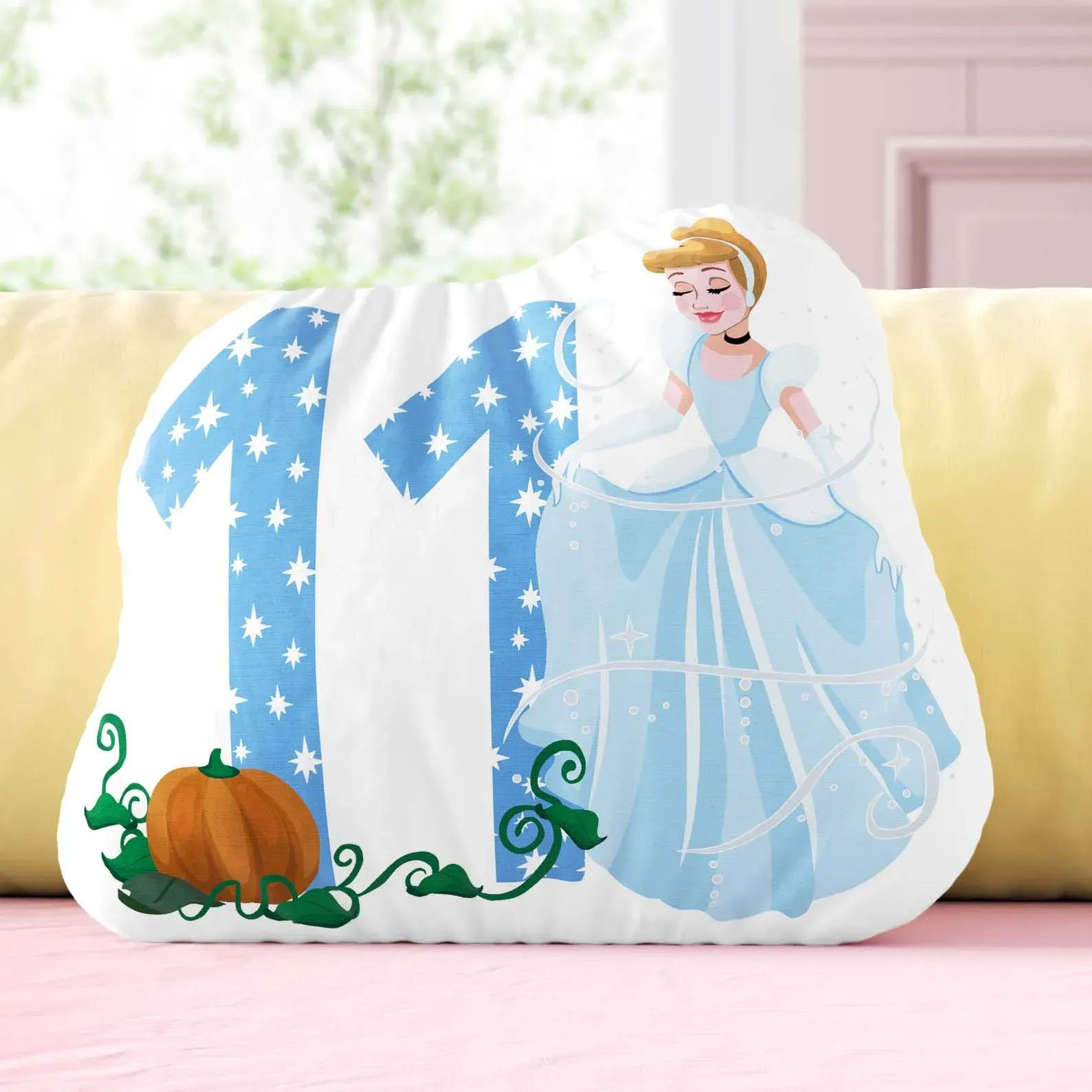 Almofada Mesversário 11 meses Princesas Disney