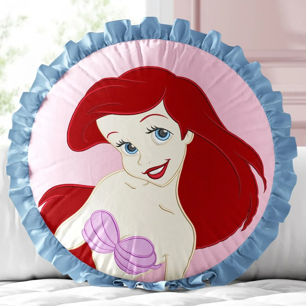 Almofada Redonda A Pequena Sereia