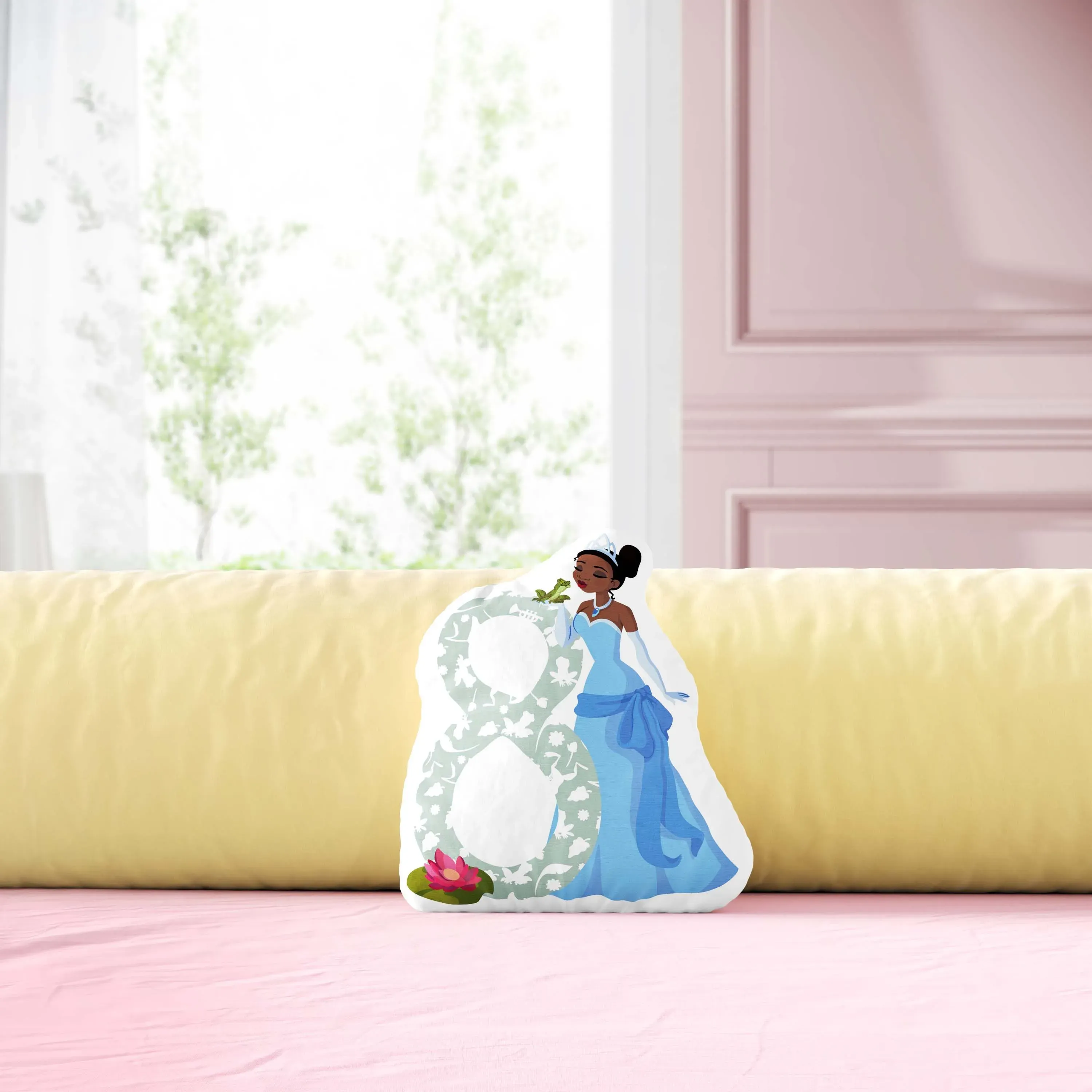 Almofada Mesversário 08 meses Princesas Disney