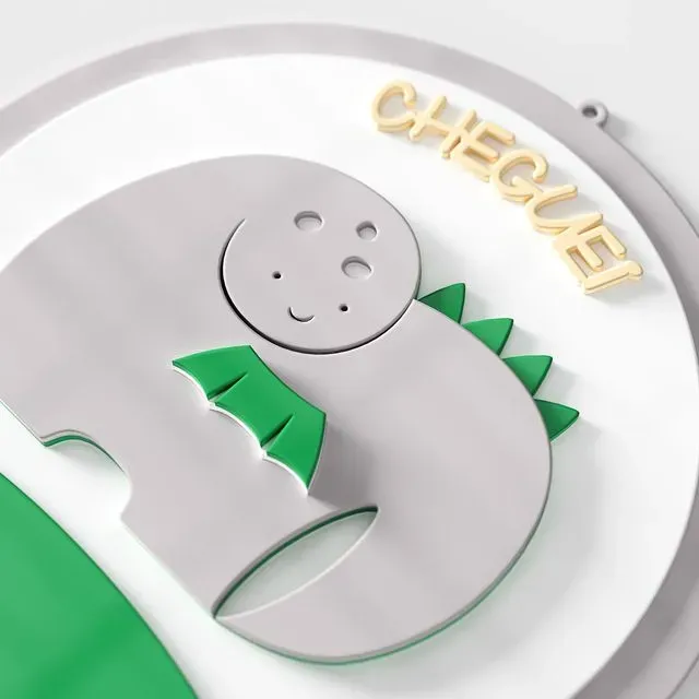 Porta Maternidade Personalizado Amiguinho Dino Lelo - Noah