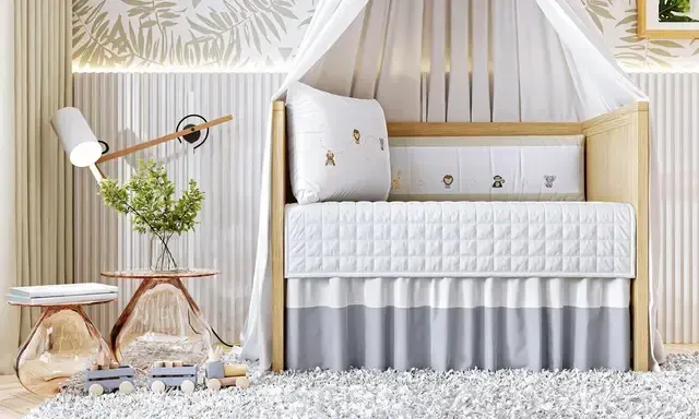 Edredom Safári Baby Branco