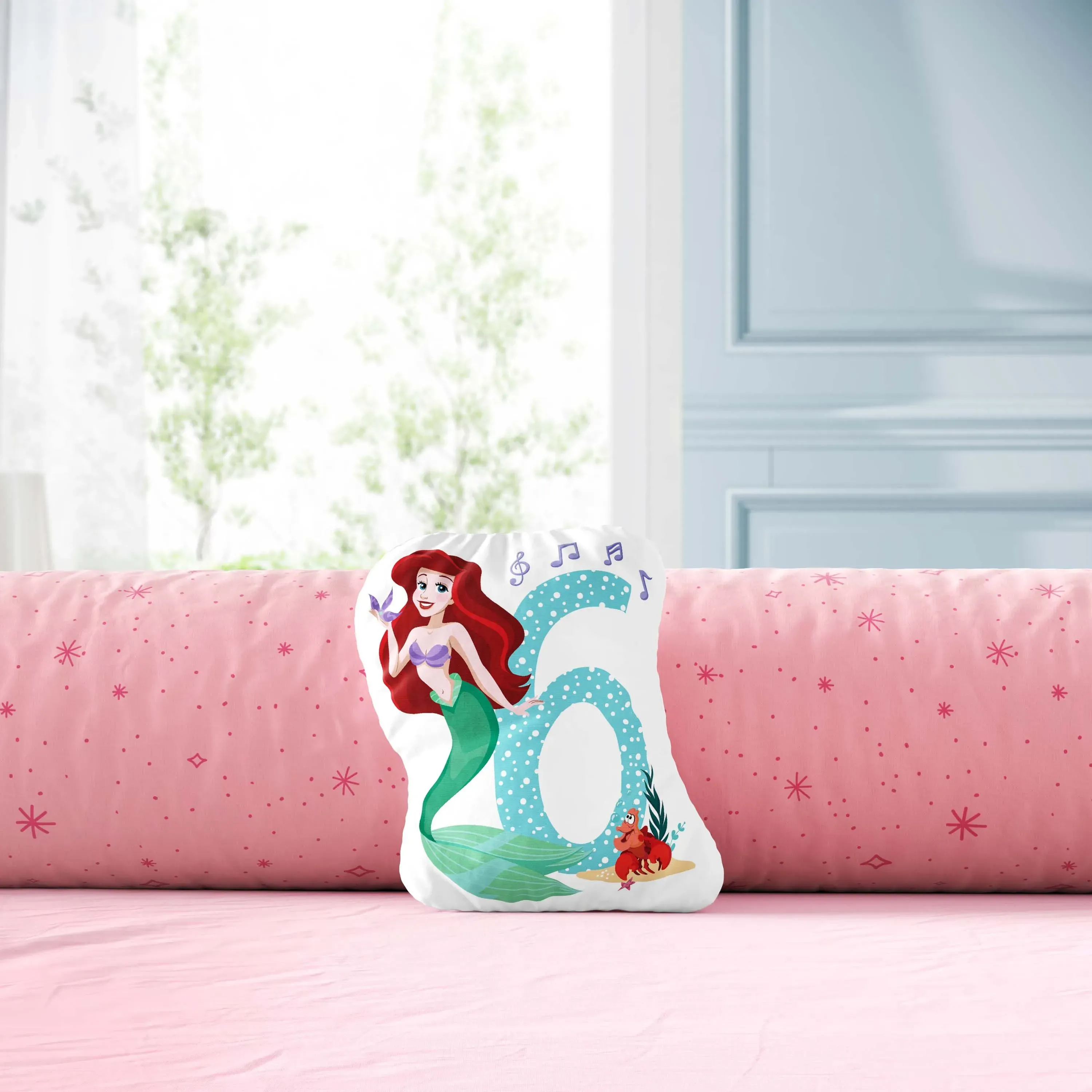 Almofada Mesversário 06 meses Princesas Disney
