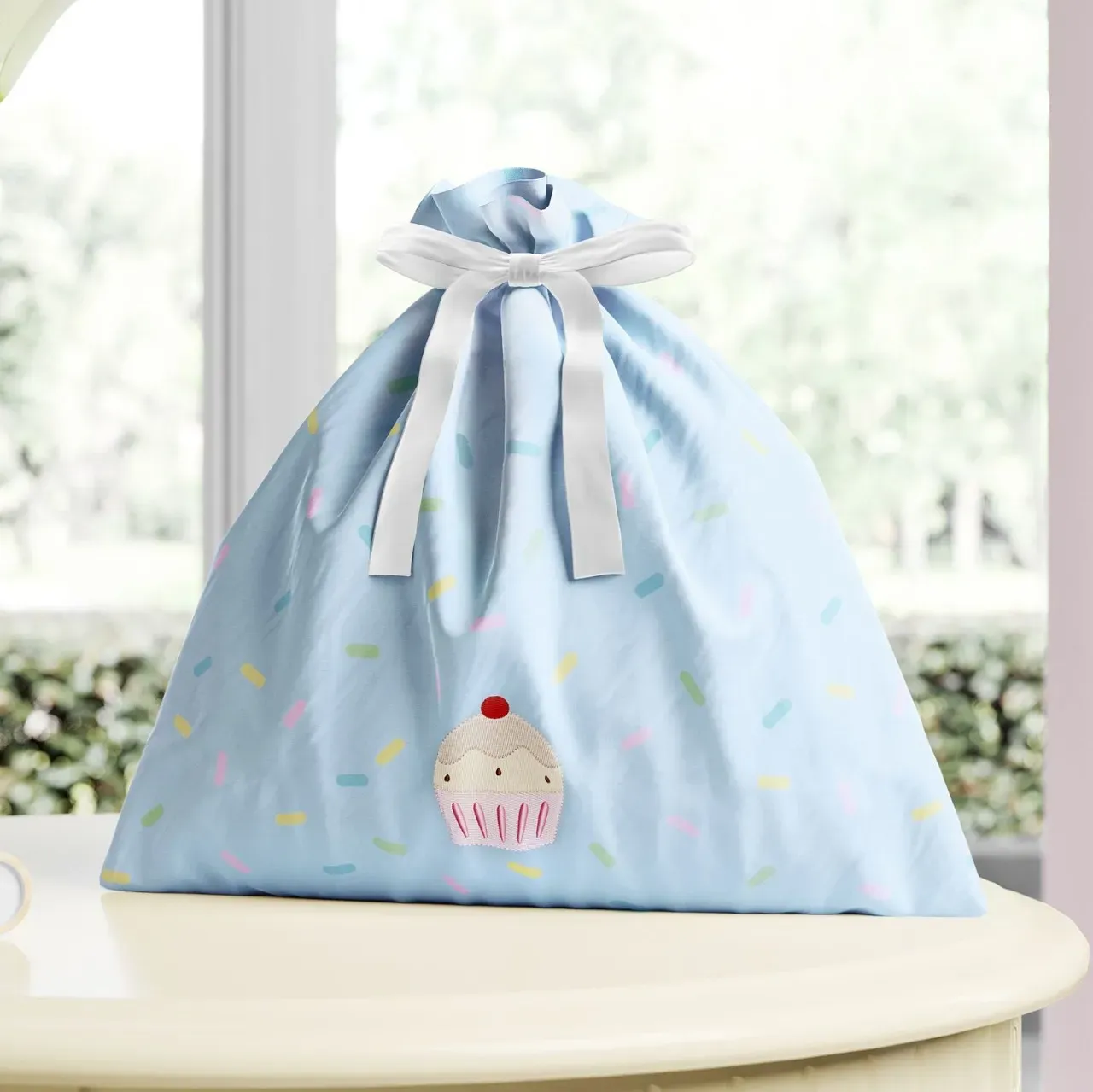 Saquinho Maternidade para Roupinhas Cupcake Cerejinha