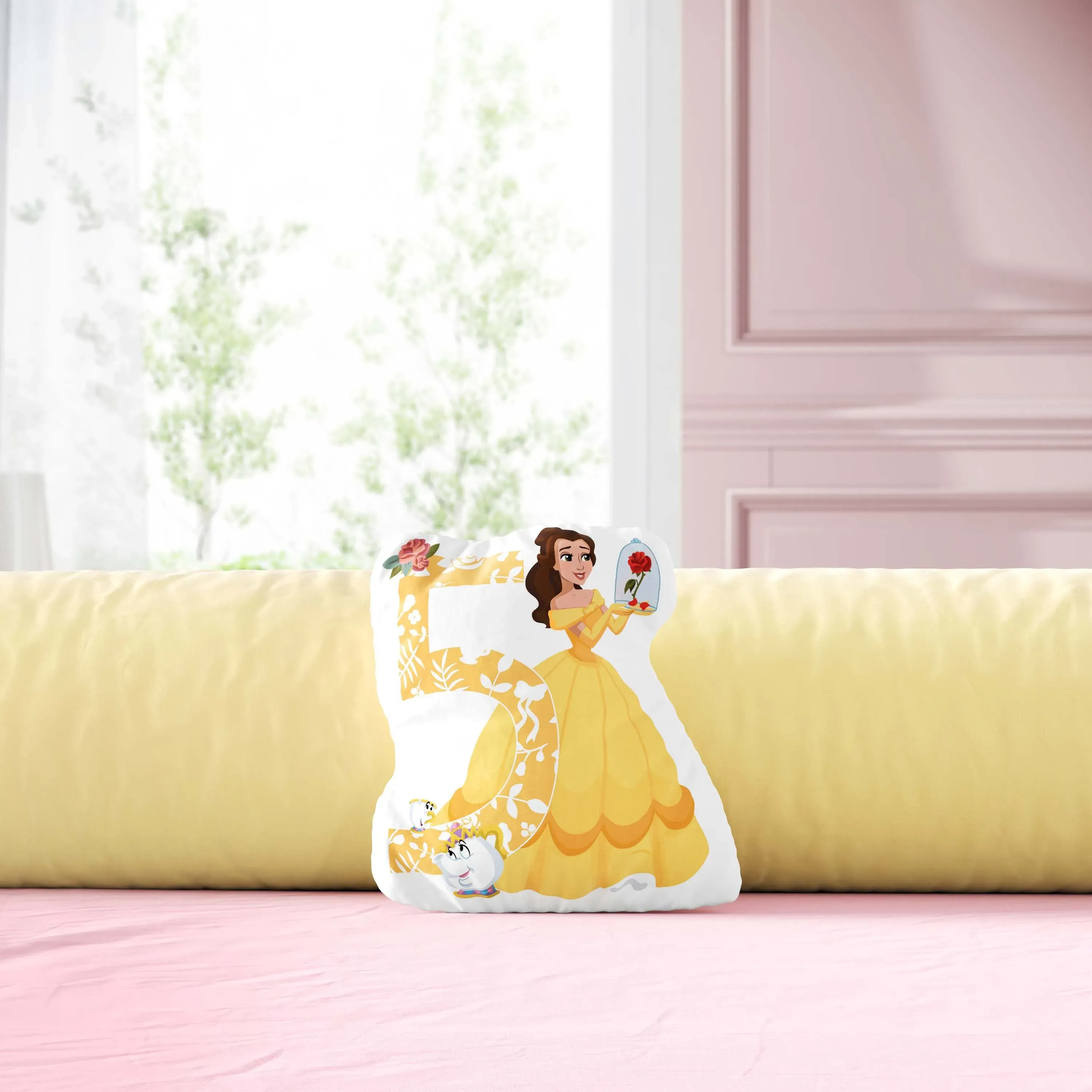 Almofada Mesversário 05 meses Princesas Disney