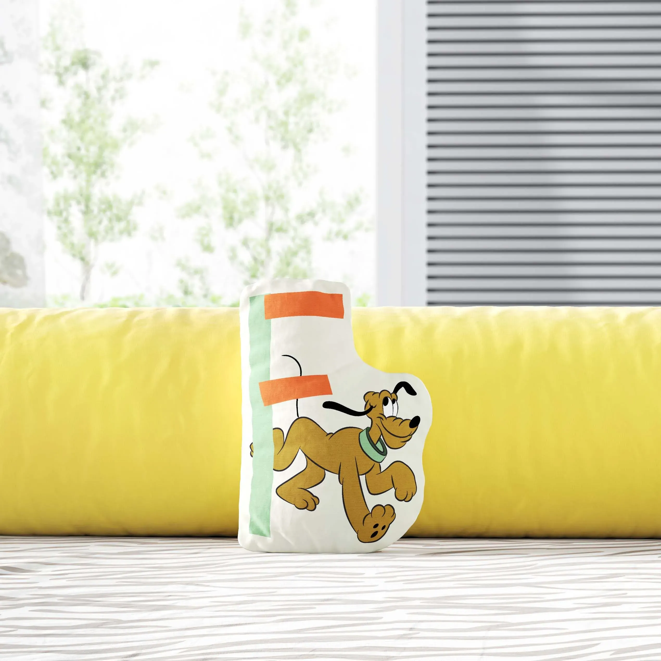 Almofada Pluto Safári Letra F 20cm