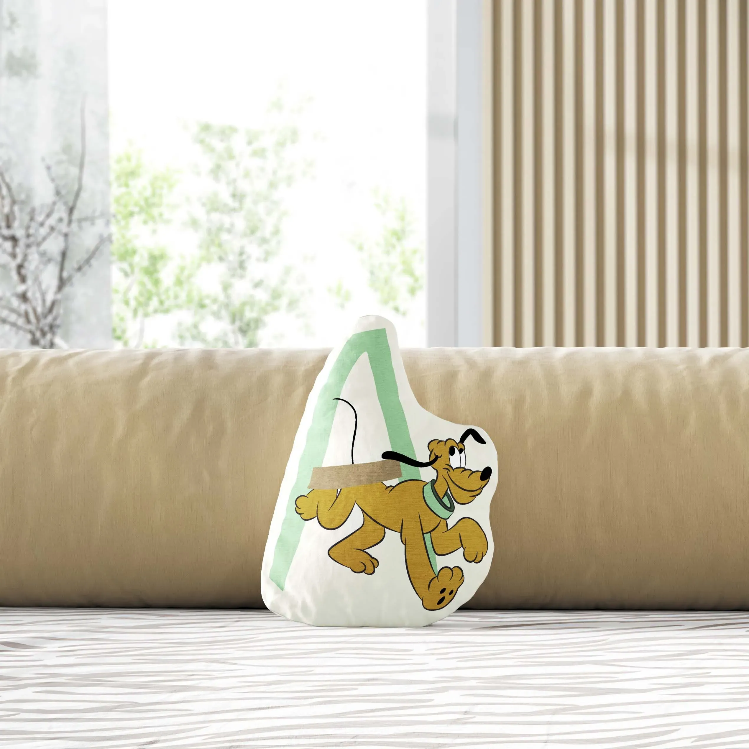 Almofada Pluto Safári Letra A 20cm