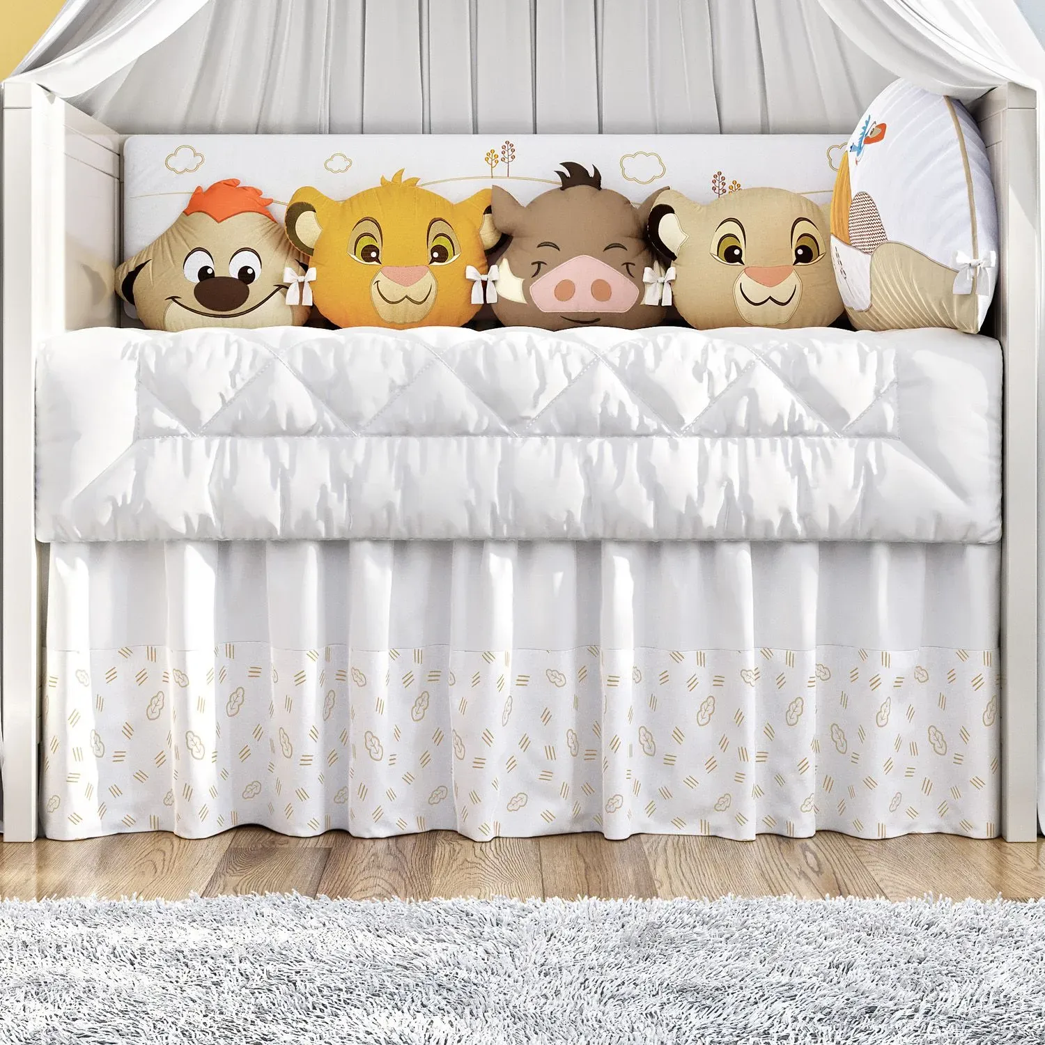 Edredom O Rei Leão Branco