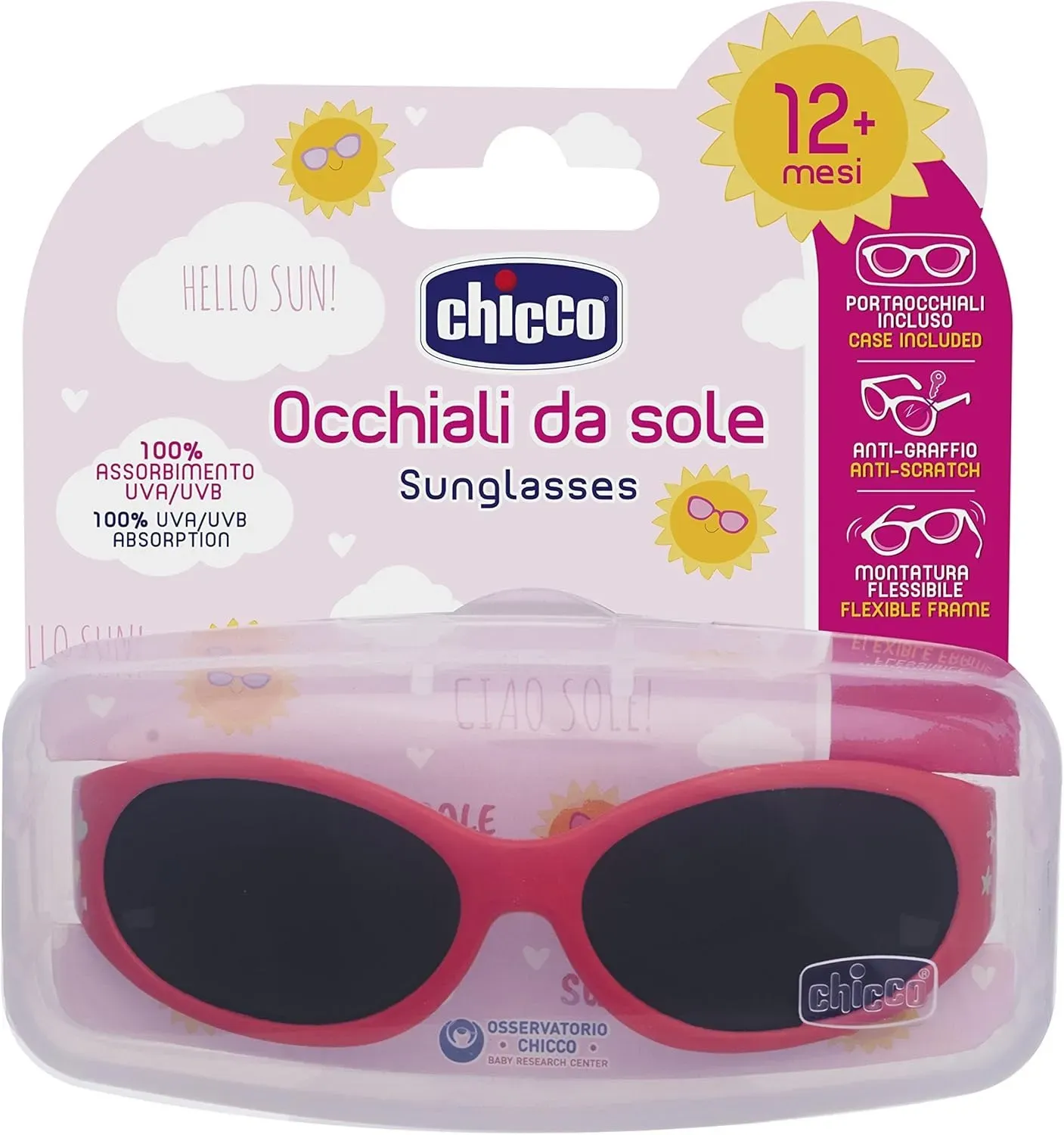 1 Óculos Feminino- Chicco 12m+