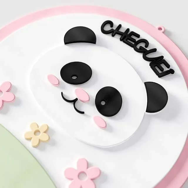 Porta Maternidade Personalizado Panda Floral Moderna - Helena