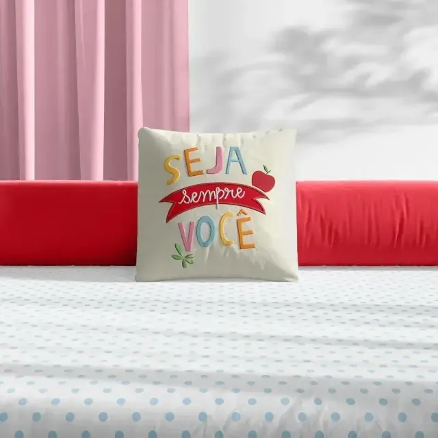 Almofada Quadrada Seja Sempre Você
